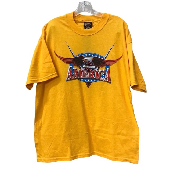 NEW - Harley Davidson H-D Y2K Beartooth MT Motorcycle Shirt L - Made in USA - Picture 8 of 8